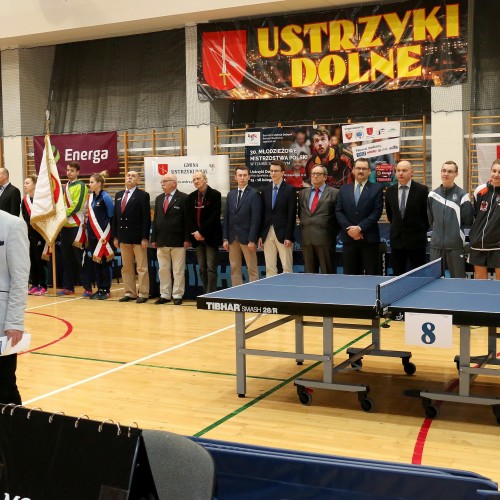 Otwarcie 30. Młodzieżowych Mistrzostw Polski w tenisie stołowym